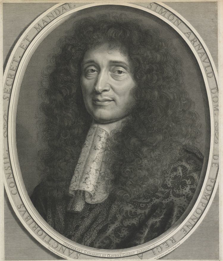 Robert Nanteuil FileSimon Arnauld Marquis de Pomponne by Robert Nanteuil