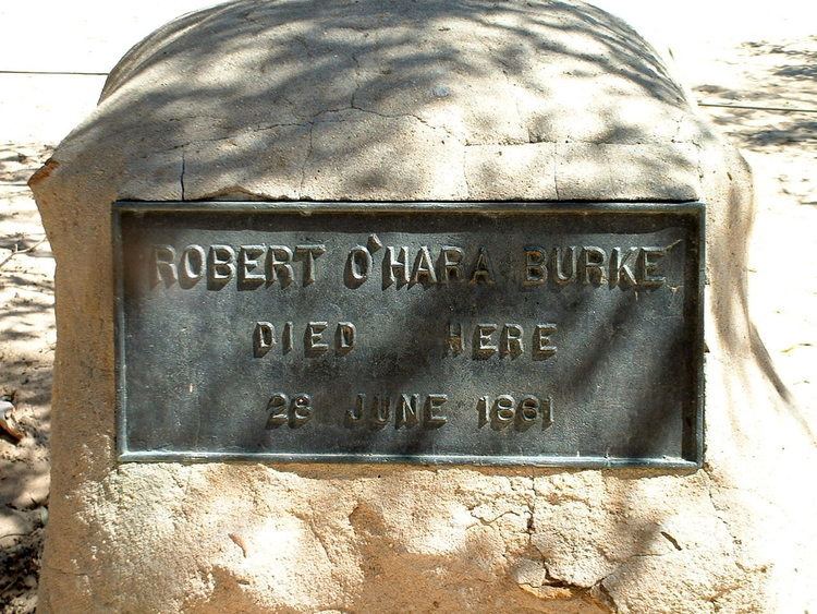 Robert O'Hara Burke FileRobert O39Hara Burke death site 1JPG Wikimedia Commons