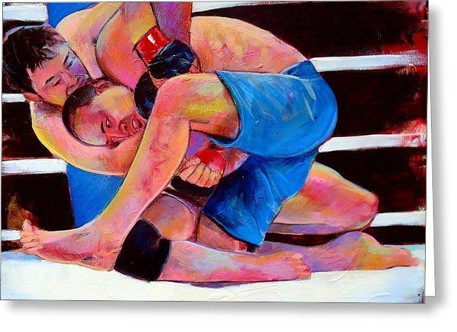 Robert Phelps (wrestler) Kazushi Sakuraba Painting by Robert Phelps