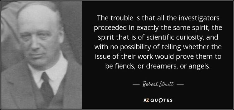Robert Strutt, 4th Baron Rayleigh QUOTES BY ROBERT STRUTT 4TH BARON RAYLEIGH AZ Quotes