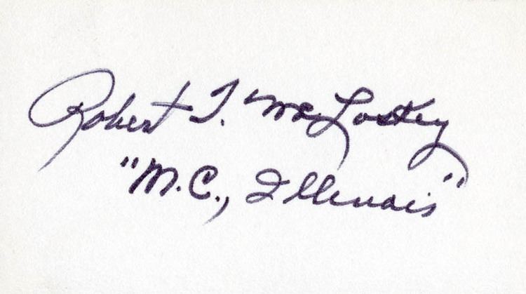 Robert T. McLoskey Robert T Mcloskey Signatures Autographs Manuscripts