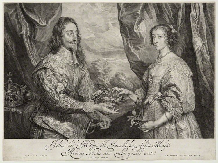 Robert van Voerst FileKing Charles I Henrietta Maria by Robert van Voerst after Sir
