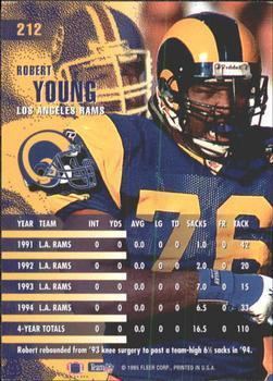 Robert Young (American football) Robert Young Gallery The Trading Card Database