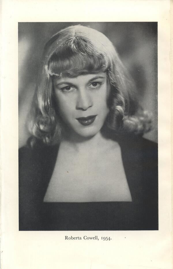 Roberta Cowell TransChairArchives on Twitter From the archives Roberta Cowell