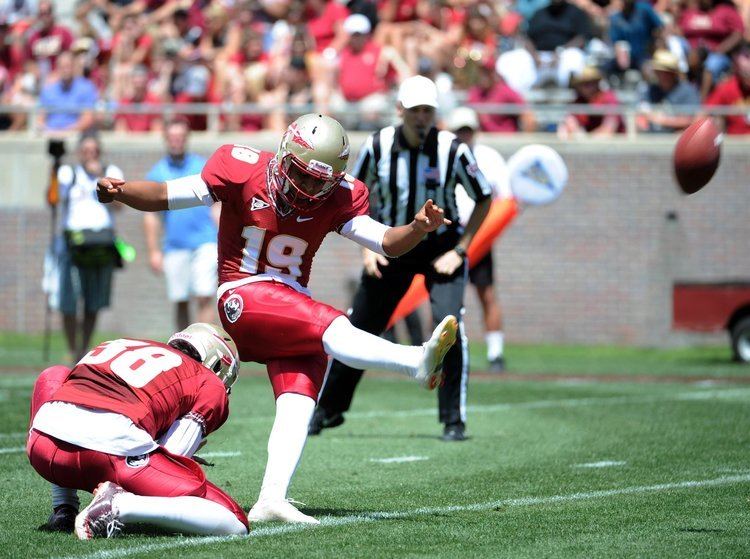 Roberto Aguayo Off on the right foot New kicker Robert Aguayo embraces