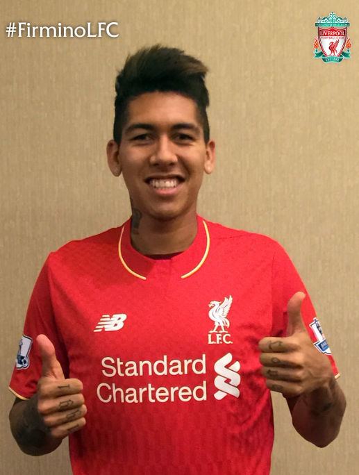 Roberto Firmino SPOTTED First pictures of Liverpool39s new 29 star