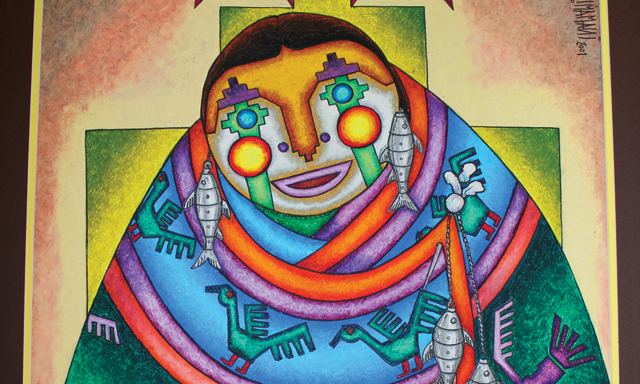 Roberto Mamani Mamani Bolivian art in Abu Dhabi Art Features TimeOutAbuDhabicom