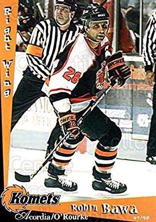 Robin Bawa Amazoncom CI Robin Bawa Hockey Card 199798 Fort Wayne Komets 4