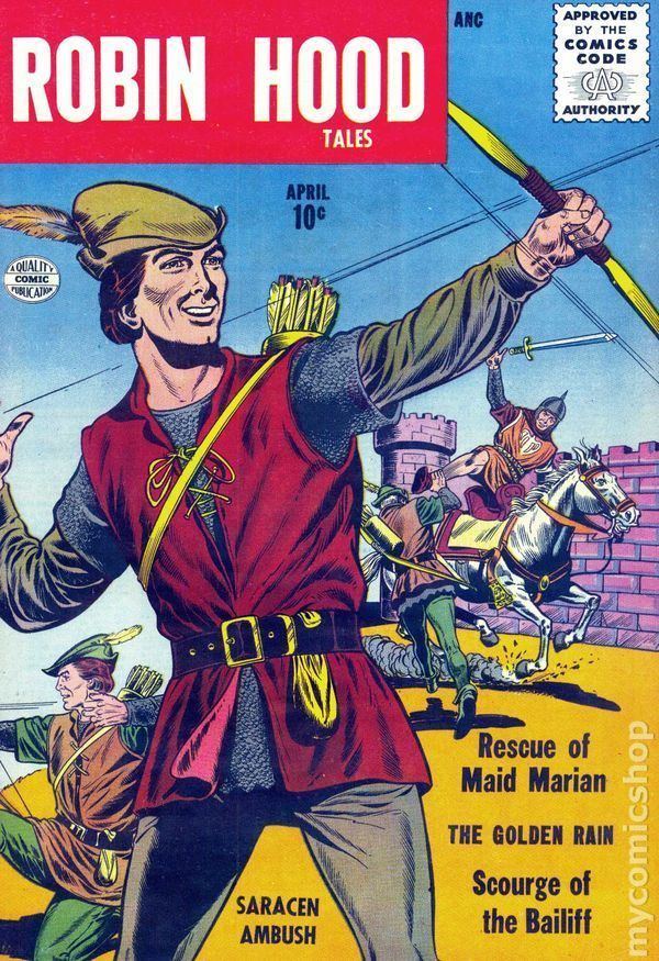 Robin Hood (DC Comics) Robin Hood Tales 1956 QualityDC comic books