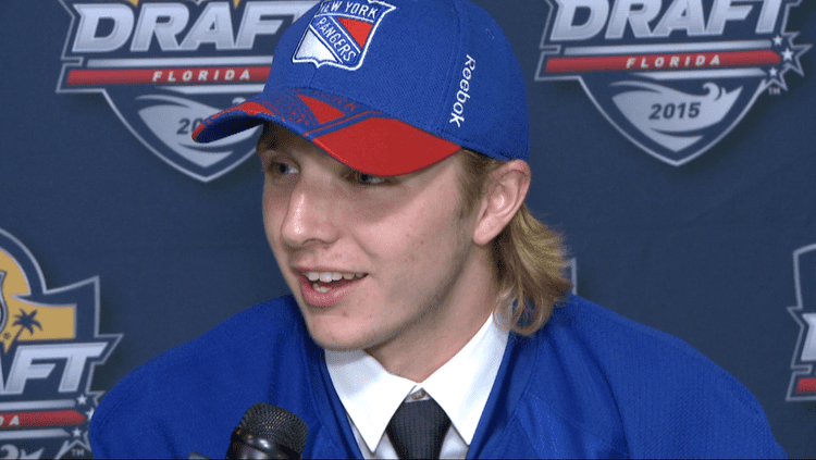 Robin Kovacs Video going one on one with nyr third round pick robin