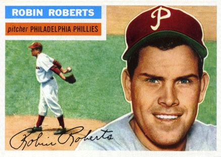 Robin Roberts (baseball) 1956 Topps Robin Roberts 180 Baseball Card Value Price Guide