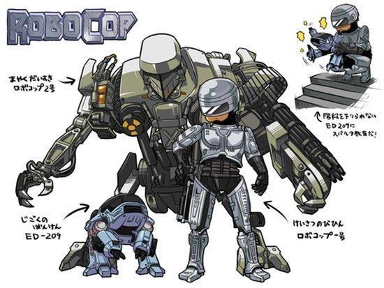 RoboCop (character) cute robocop character design charactersrobot Pinterest