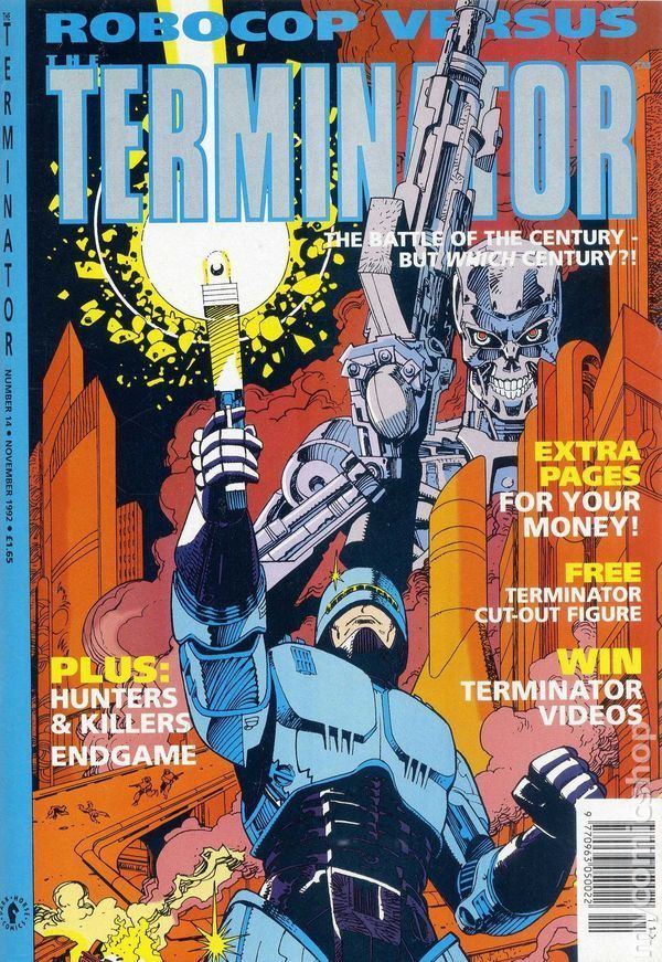 RoboCop Versus The Terminator (comics) Robocop vs Terminator TPB 1992 UK Magazine Edition comic books