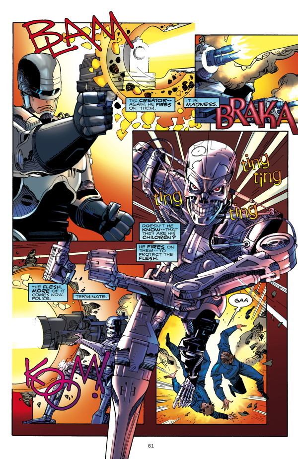 RoboCop Versus The Terminator (comics) RoboCop vs the Terminator Gallery Edition HC Profile Dark