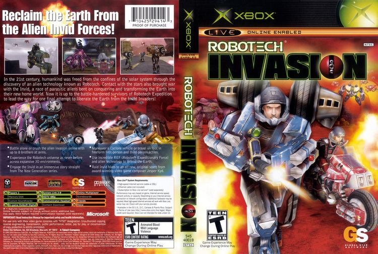 Robotech: Invasion Robotech Invasion Cover Download Microsoft Xbox Covers The Iso Zone