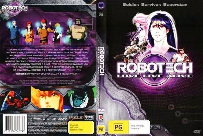 Robotech: Love Live Alive Robotech Love Live Alive 2013 DVD 395MB Identi