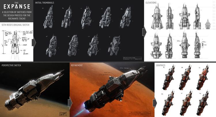 Rocinante Behind the scenes the concept art of The Expanse