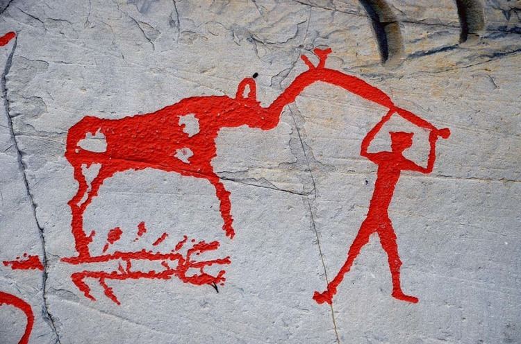 Rock carvings at Alta The World Heritage Rock Art at Alta in Northern Norway Per