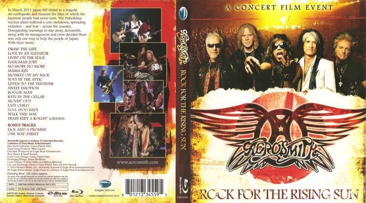 Rock for the Rising Sun Aerosmith Rock For The Rising Sun BluRay DVD Cover amp Label 2013