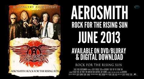 Rock for the Rising Sun Aerosmith 39Rock For The Rising Sun39 Dvd Blu Ray Due In June