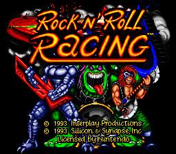 Rock n' Roll Racing Rock n39 Roll Racing USA ROM lt SNES ROMs Emuparadise