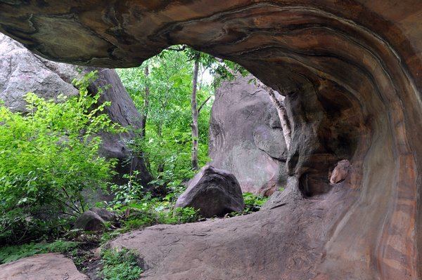 Rock shelter Rock Shelter of the semihuman being Photo