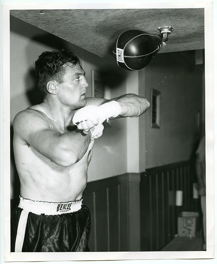 Rocky Castellani c 1955 Boxing ROCKY CASTELLANI Vintage Photograph PENNSYLVANIA