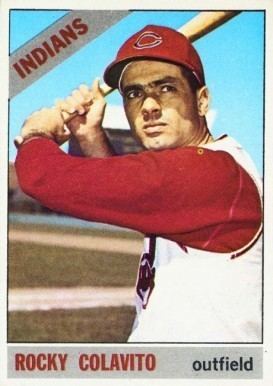 Rocky Colavito 1966 Topps Rocky ColavitoRocky is from Reading and now lives here