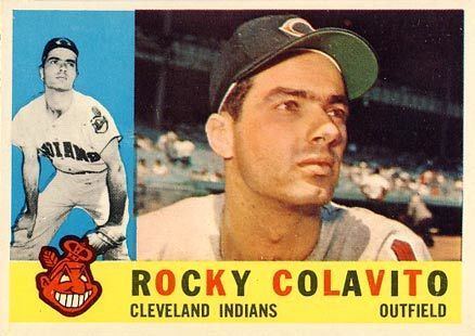 Rocky Colavito 1960 Topps Rocky Colavito 400 Baseball Card Value Price Guide