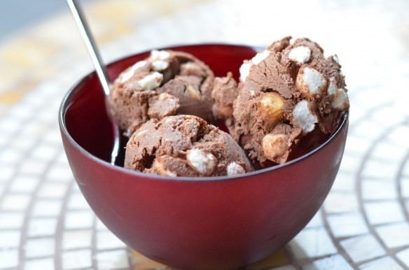 Rocky road (ice cream) Triple Nut Rocky Road Ice Cream wafoodie