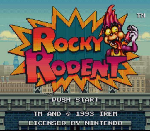 Rocky Rodent Rocky Rodent USA ROM lt SNES ROMs Emuparadise