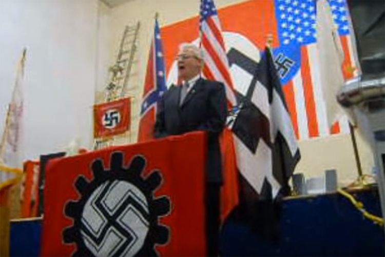 Rocky Suhayda American Nazi Party boss Rocky Suhayda Donald Trump win an