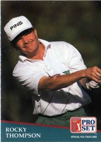 Rocky Thompson (golfer) ROCKY THOMPSON 213 Proset 1991 SENIOR PGA Tour Golf Trading Card