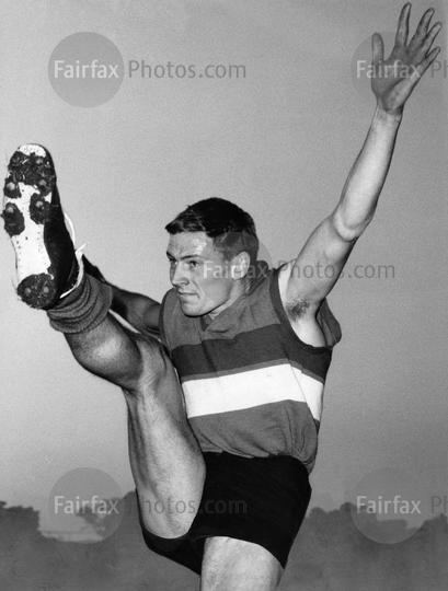 Rod Coutts (footballer) Fairfax Syndication Footscray footballer Rod Coutts in