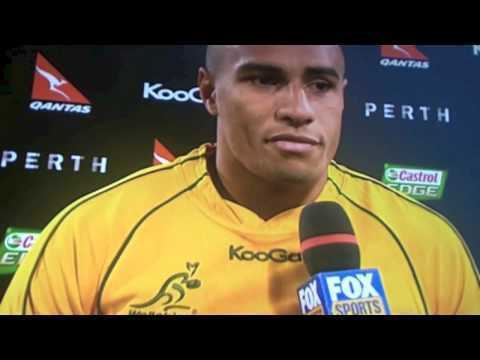 Rod Kafer Most Awkward Start To An Interview Will Genia vs Rod Kafer YouTube