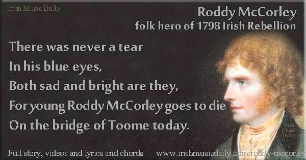 Roddy McCorley wwwirishmusicdailycomwpcontentuploads201306