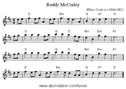 Roddy McCorley abc Roddy McCorley trillianmitedujcmusicabcStPatsDay