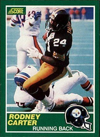 Rodney Carter Amazoncom 1989 Score Football Card 276 Rodney Carter Mint