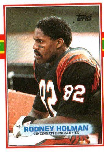 Rodney Holman CINCINNATI BENGALS Rodney Holman 32 TOPPS 1989 NFL American