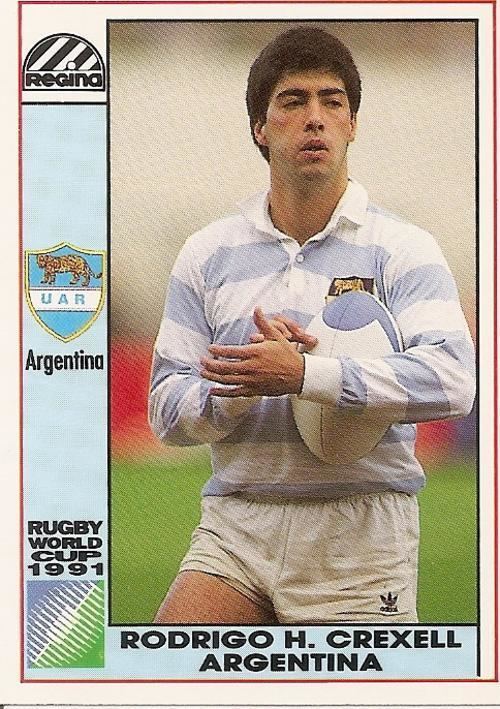 Rodrigo Crexell Rugby 1991 RUGBY WORLD CUPREGINA RODRIGO CREXELL ARGENTINA
