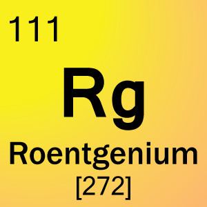 Roentgenium Element 111 Roentgenium Science Notes and Projects