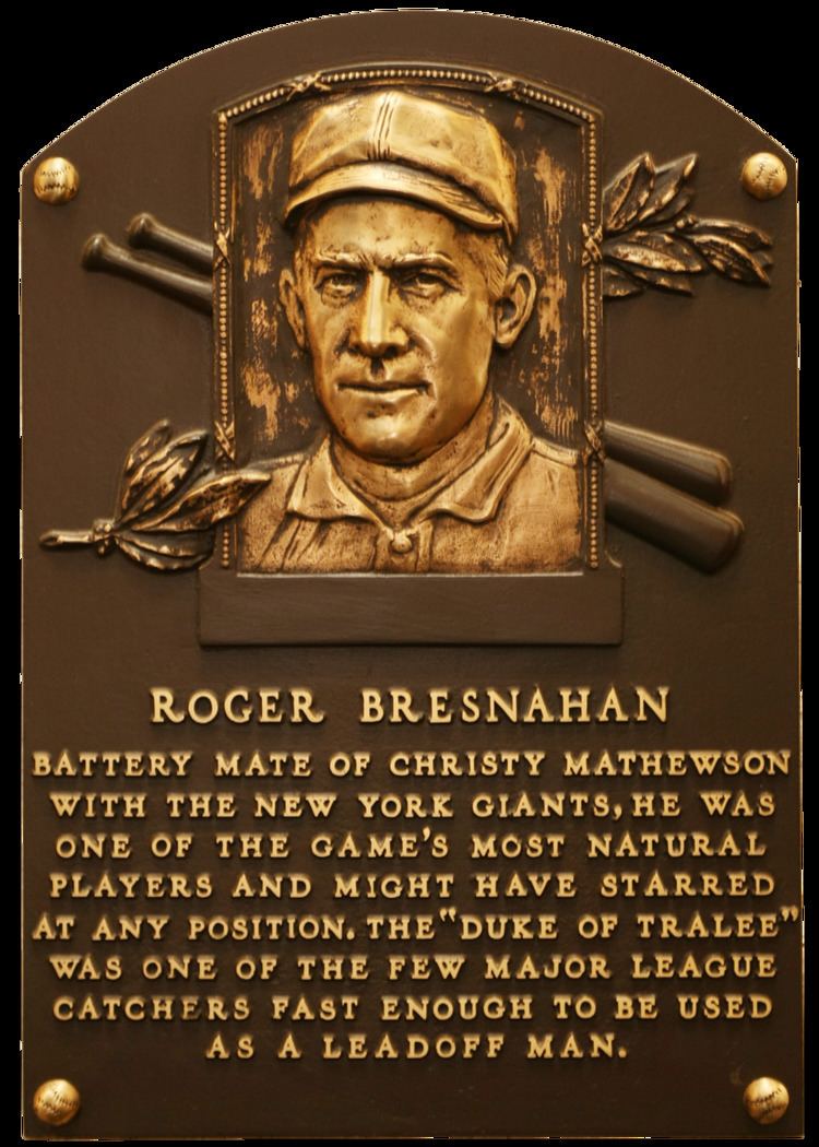 Roger Bresnahan Bresnahan Roger Baseball Hall of Fame