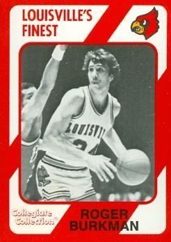 Roger Burkman Amazoncom Roger Burkman Basketball Card Louisville 1989