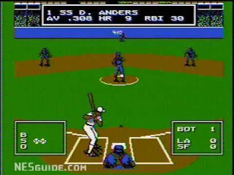 Roger Clemens' MVP Baseball Roger Clemens39 MVP Baseball NES Gameplay YouTube