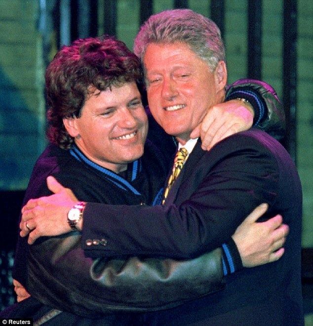 Roger Clinton, Jr. Bill Clinton39s half brother 39stood by as two women fought