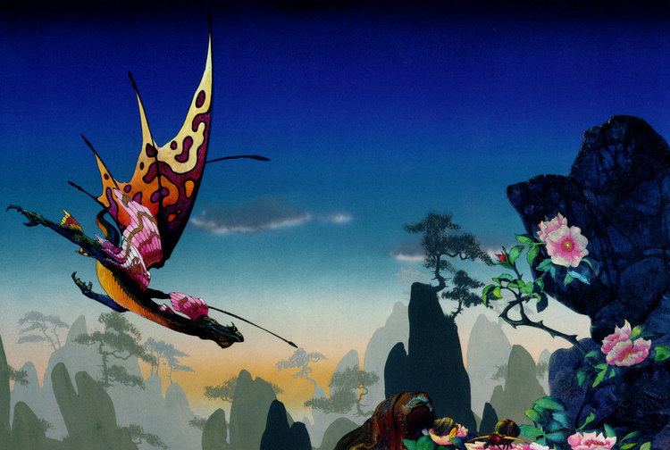 Roger Dean (artist) The Fantasy Dragon Art Pics by Roger DEAN A page from
