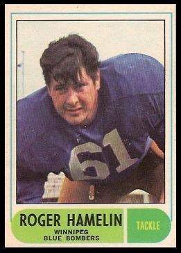 Roger Hamelin Roger Hamelin 1968 OPeeChee CFL 63 Vintage Football Card Gallery