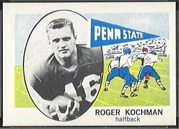 Roger Kochman Roger Kochman 1961 NuCard 148 Vintage Football Card Gallery