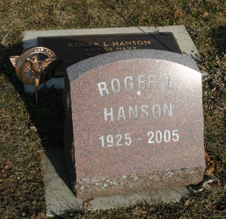 Roger L. Hanson Roger L Hanson 1925 2005 Find A Grave Memorial