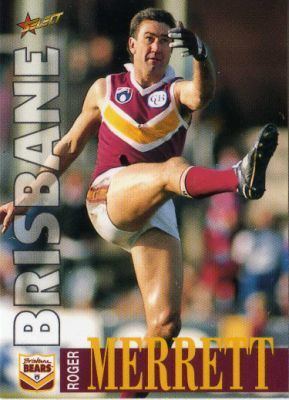 Roger Merrett BRISBANE Roger Merrett 100 SELECT 1996 Australian Rules Football